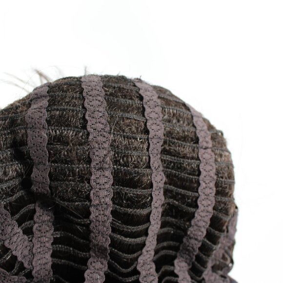 Shaggy Layered Lace Front Wig - Dark Brown, Synthetic, Adjustable Fit, Used - Picture 9 of 12